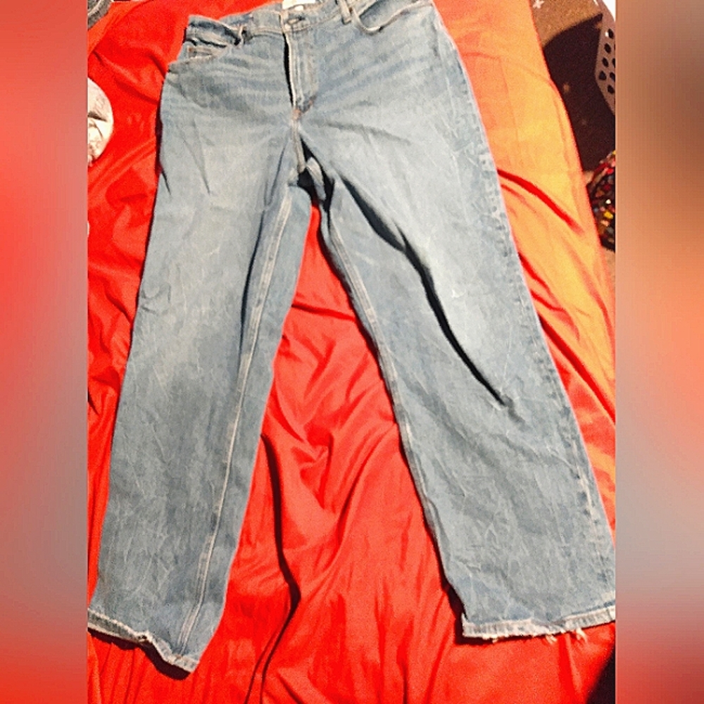 Abercrombie & Fitch 90s straight ultra high rise jeans